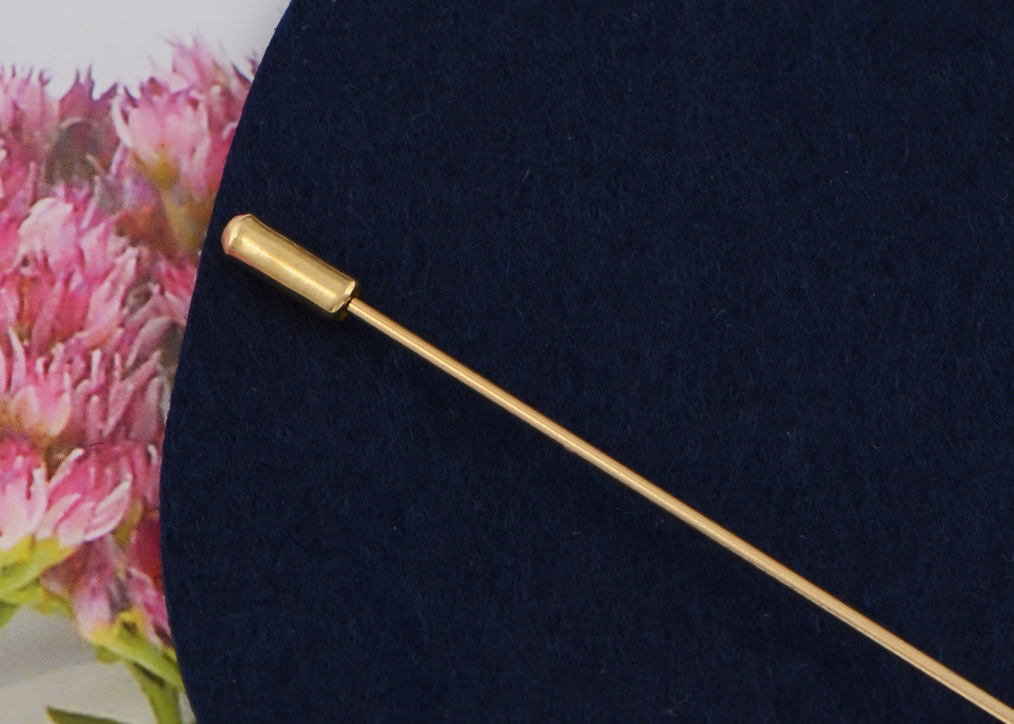 Alilang Vintage Gold Tone Star Bat Butterfly Shaped Hat Pin Textured Embossed Design