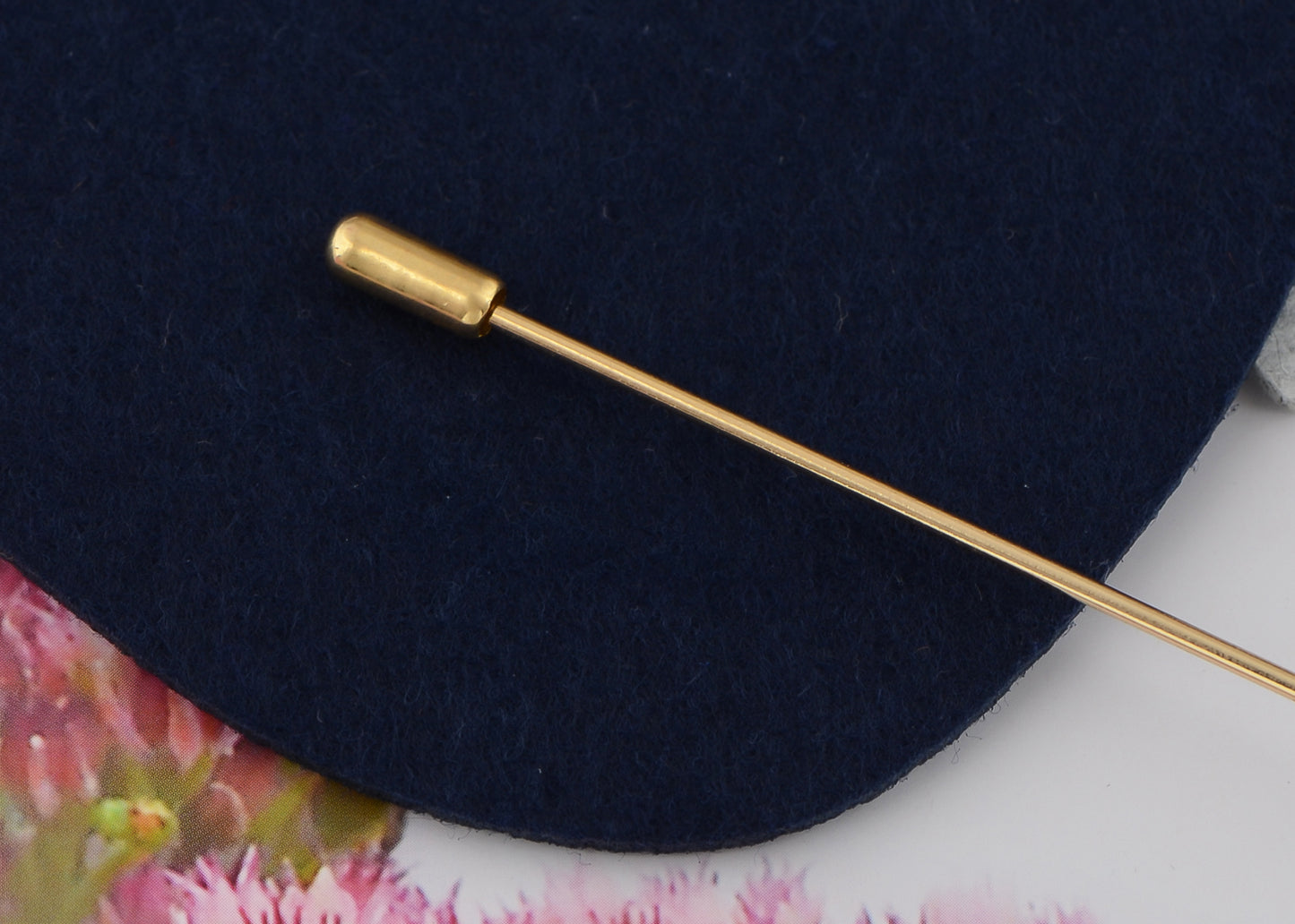 Alilang Women's Elegant Vintage Hat Pin Bendable Long Needle Lapel Pins Brooches on Hair Hat Scarf