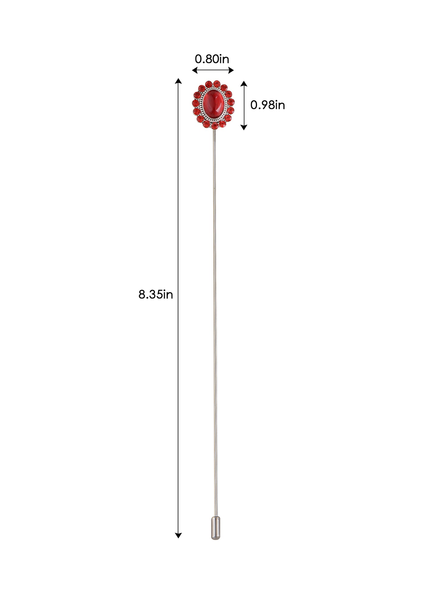 Alilang Hat Pins Brooch for Women Vintage Long Stick Hat Pin for Fitted Hats to Hold Hat in Place