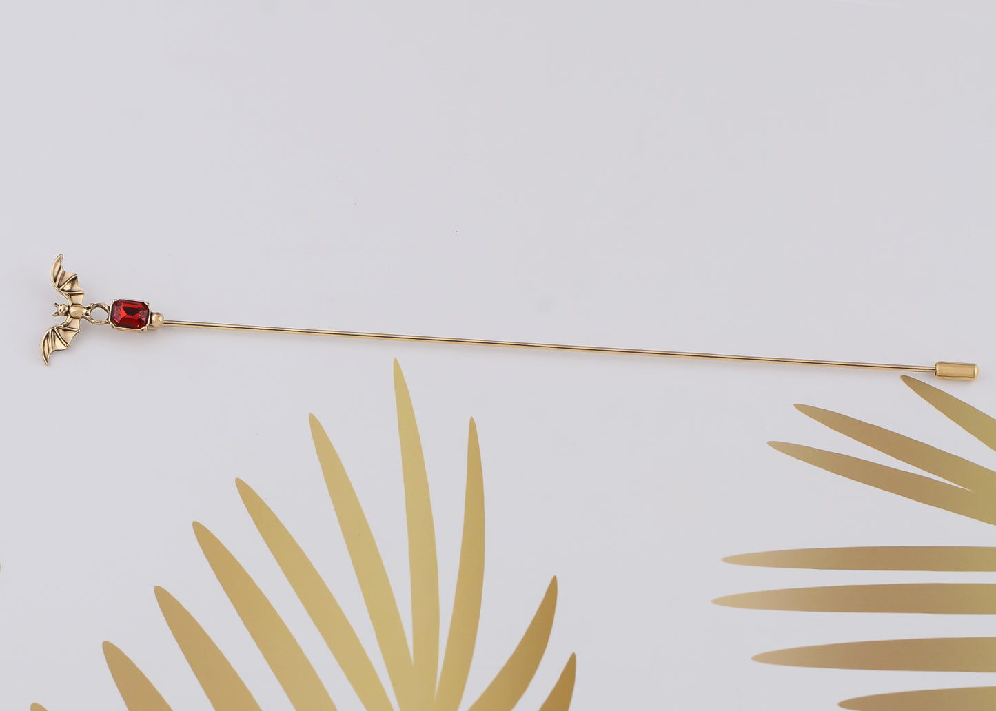 Alilang Vintage Gold Tone Star Bat Butterfly Shaped Hat Pin Textured Embossed Design