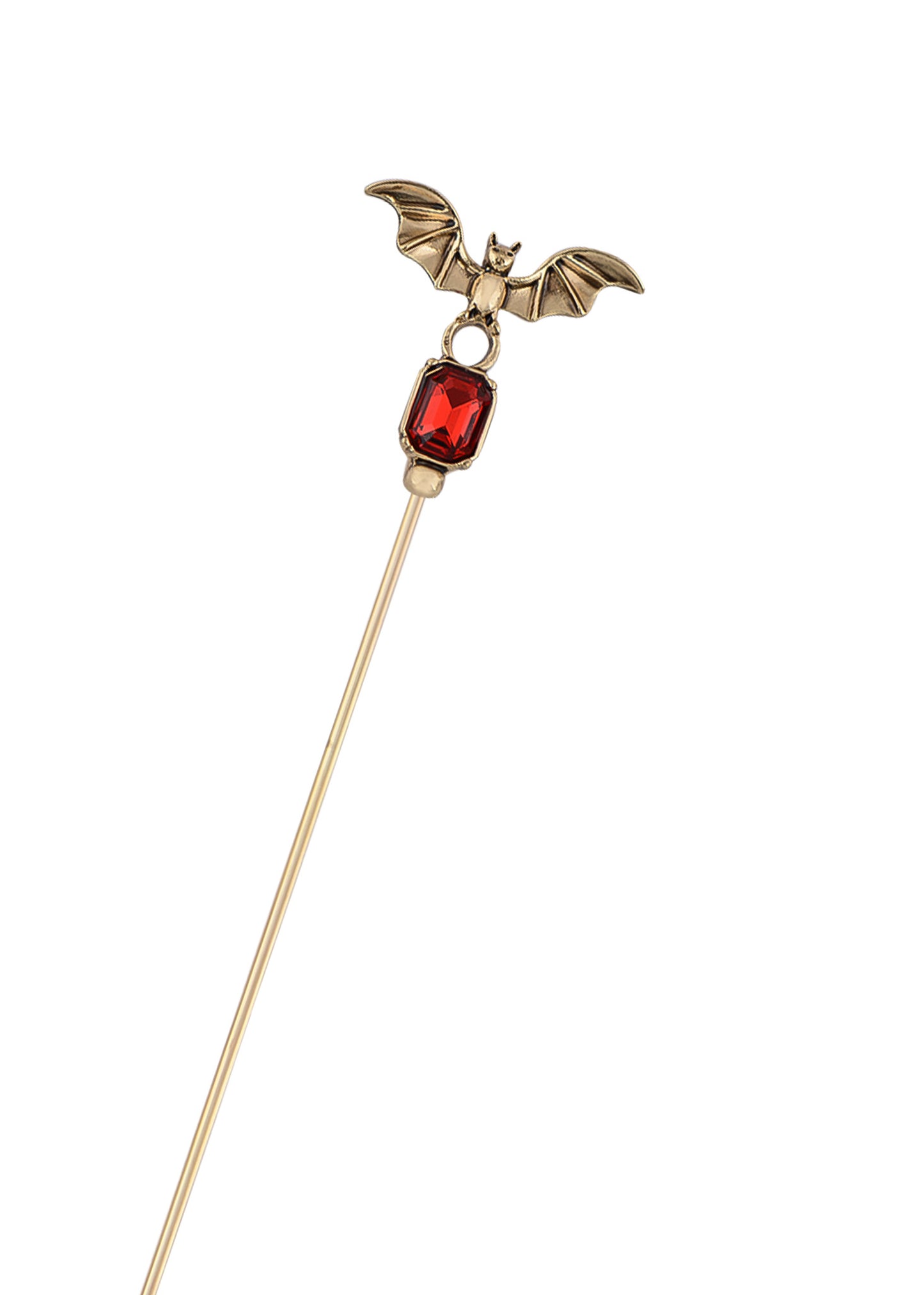 Alilang Vintage Gold Tone Star Bat Butterfly Shaped Hat Pin Textured Embossed Design