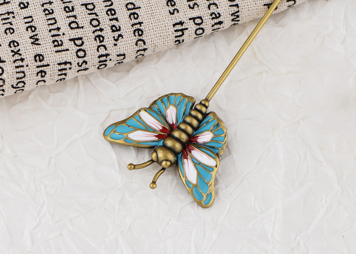 Alilang Women's Elegant Vintage Hat Pin Bendable Long Needle Lapel Pins Brooches on Hair Hat Scarf