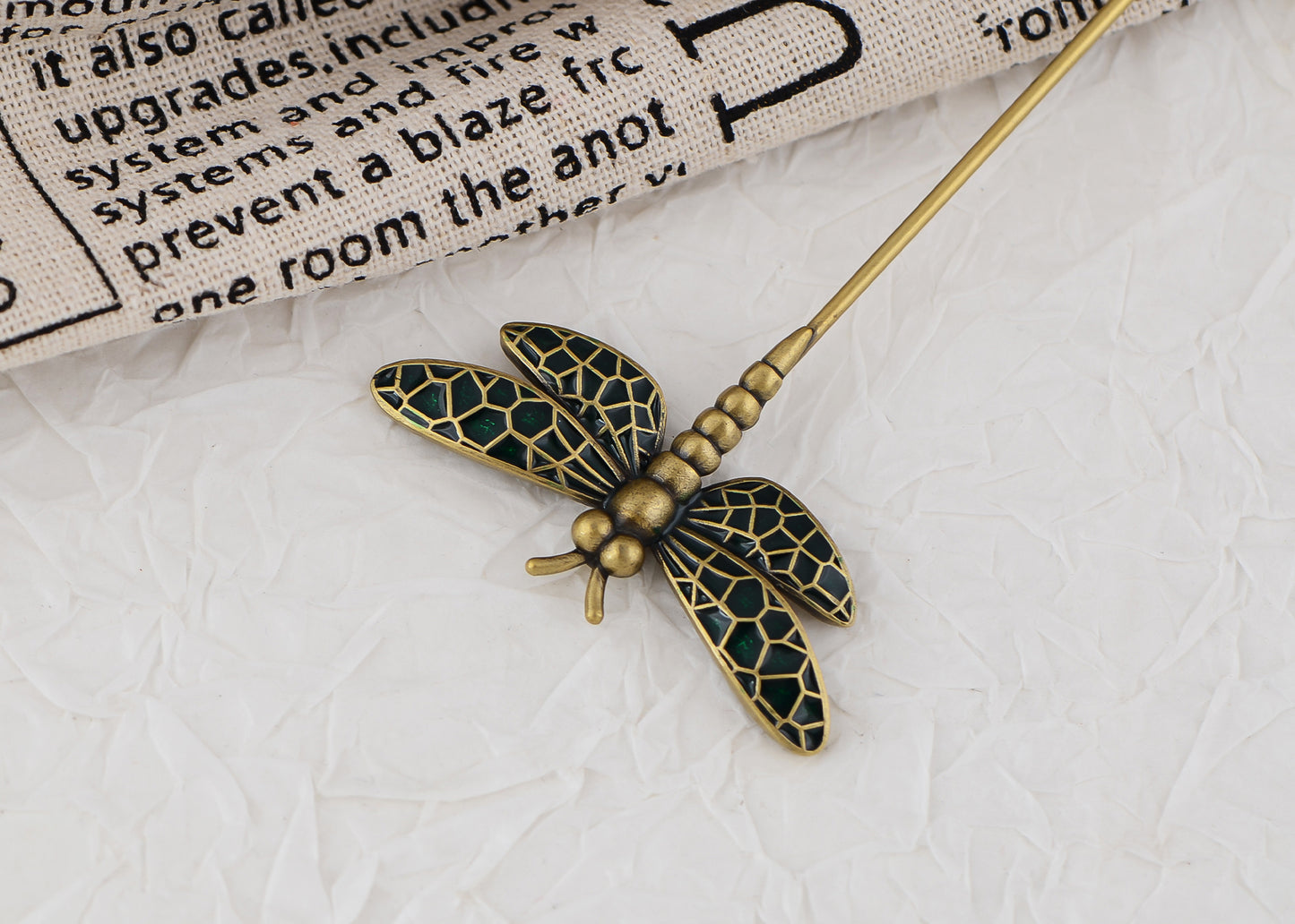 Alilang Vintage Gold Tone Star Bat Butterfly Shaped Hat Pin Textured Embossed Design