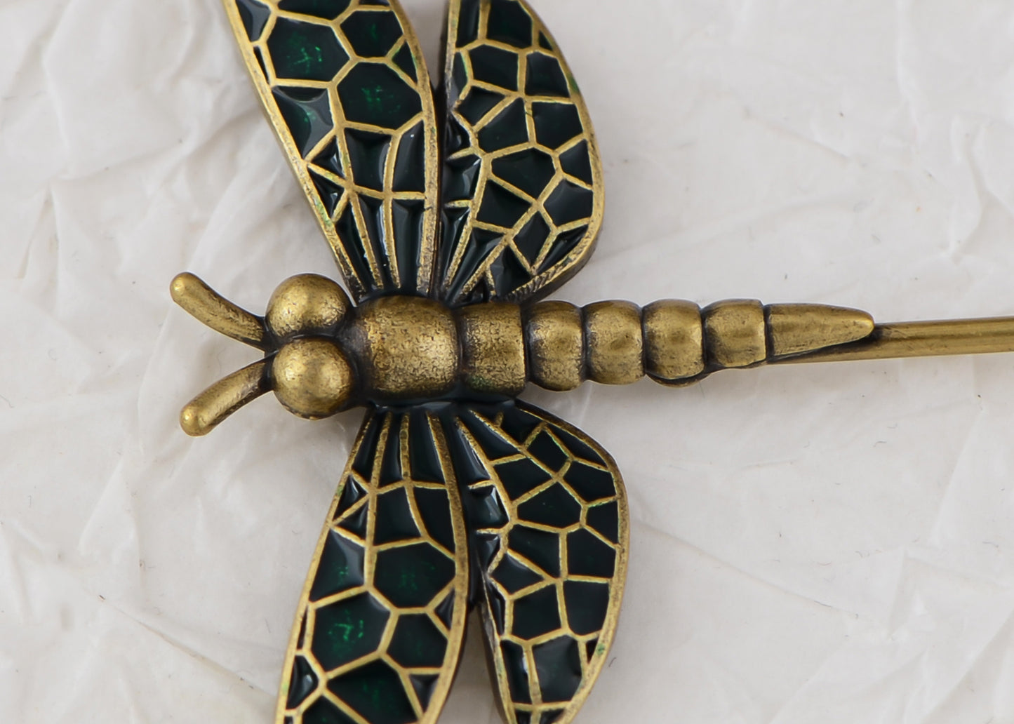 Alilang Vintage Gold Tone Star Bat Butterfly Shaped Hat Pin Textured Embossed Design