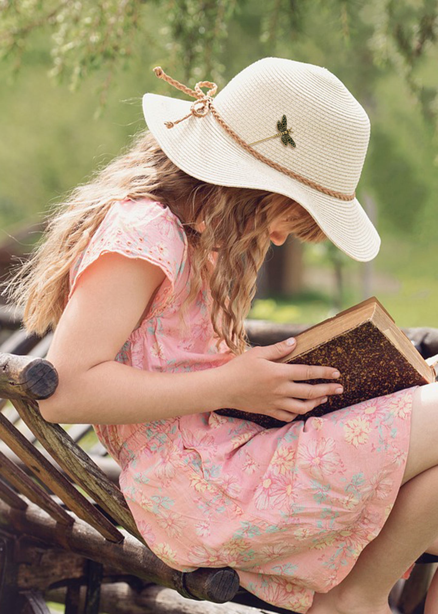 Alilang Vintage Gold Tone Star Bat Butterfly Shaped Hat Pin Textured Embossed Design