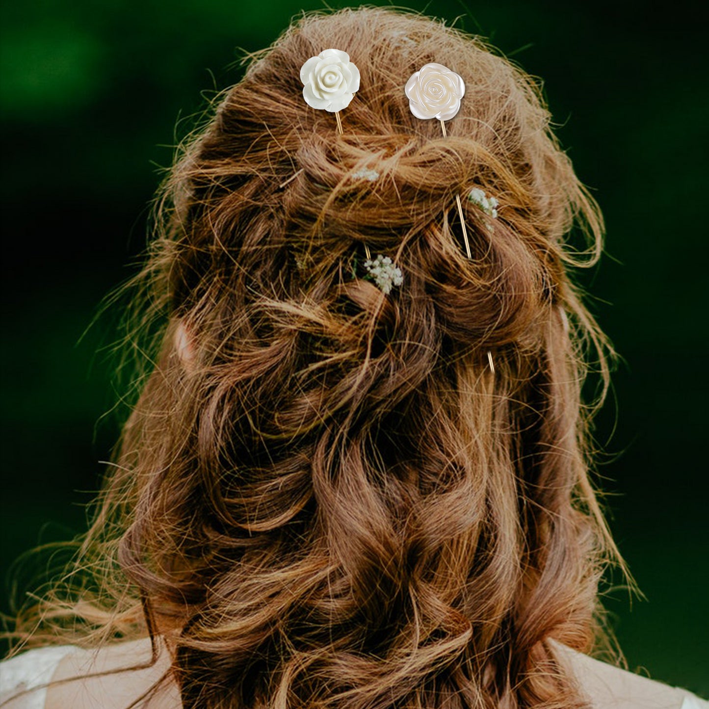 Alilang 2Pcs Classic Hat Pins for Women and Lapel Brooch Set Vintage Style Decorative Stick Pins for Hats Suits Scarves Fitted Hats to Keep Hat in Place