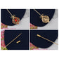 Alilang Vintage Style Hat Pins For Women Long Handle with Flexible Bendable Design Jewelry Accessories