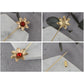 Alilang Vintage Style Hat Pins For Women Long Handle with Flexible Bendable Design Jewelry Accessories