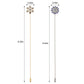 Alilang Vintage Style Hat Pins For Women Long Handle with Flexible Bendable Design Jewelry Accessories