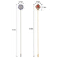 Alilang Vintage Style Hat Pins For Women Long Handle with Flexible Bendable Design Jewelry Accessories