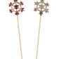 Alilang Gold Tone Hat Pin Set Equipped with Sparkling Crystal Diamond Gewelry Accessories