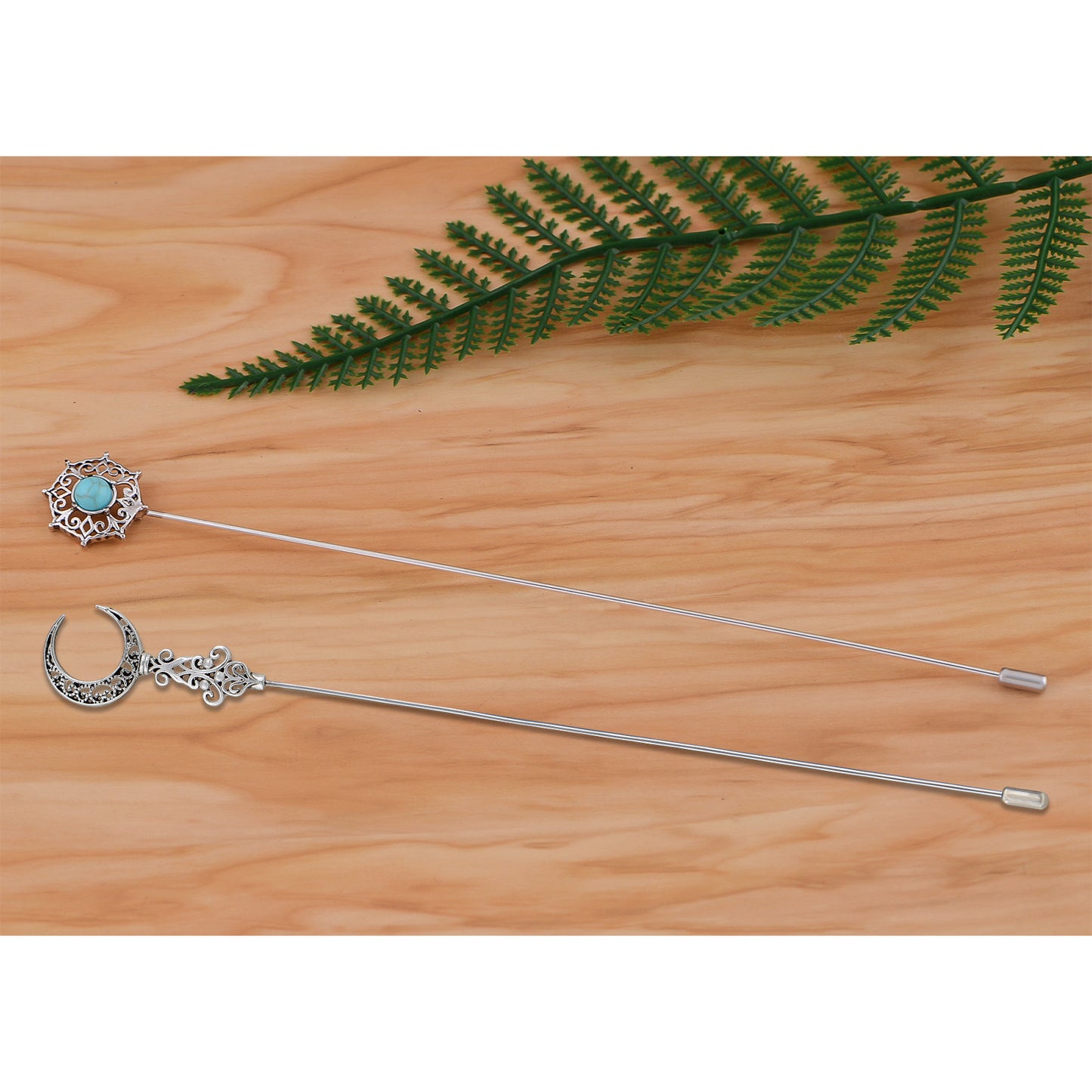 Alilang Gold Tone Hat Pin Set Equipped with Sparkling Crystal Diamond Gewelry Accessories