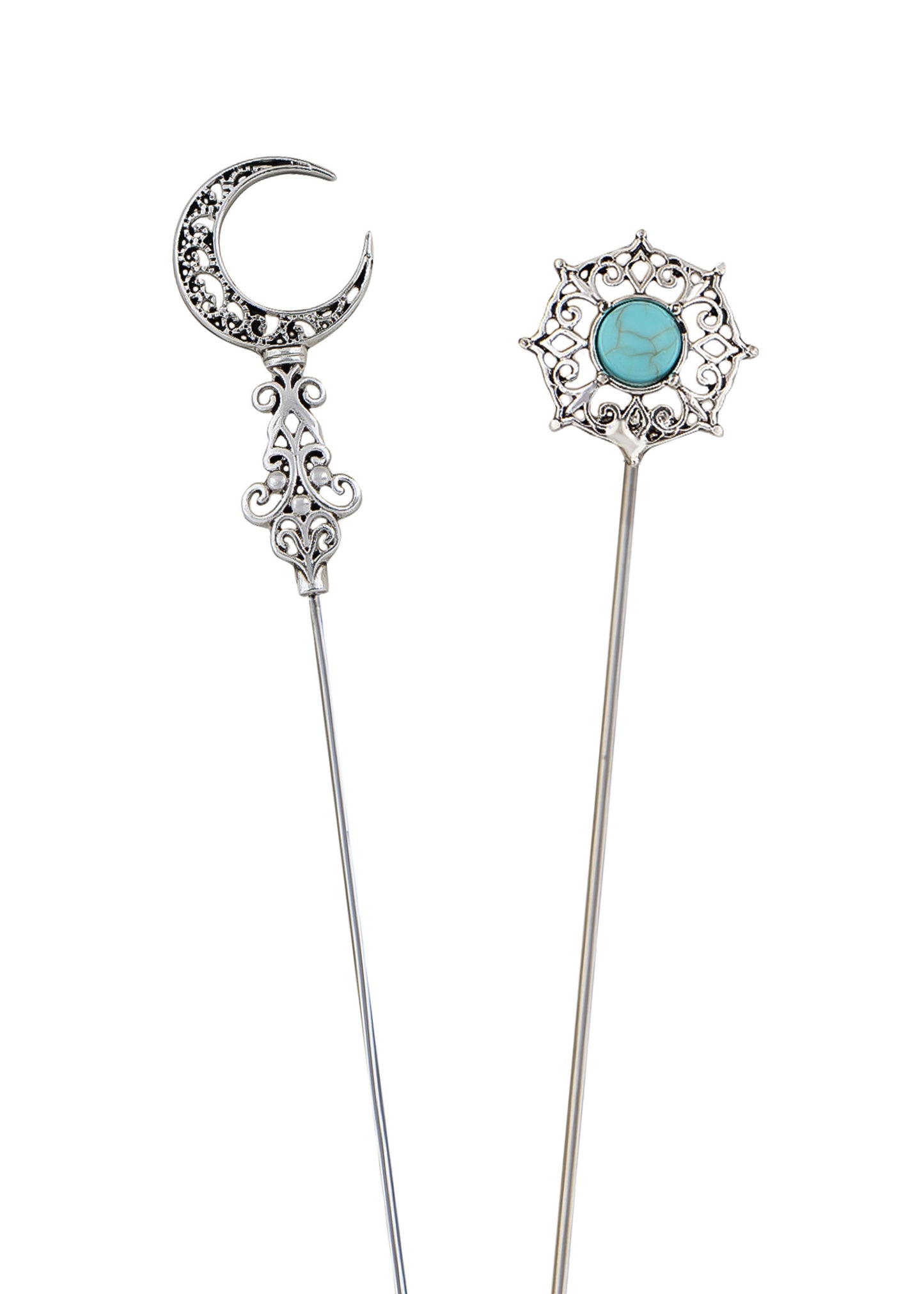 Alilang Gold Tone Hat Pin Set Equipped with Sparkling Crystal Diamond Gewelry Accessories