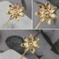 Alilang Vintage 3Pcs Long Stick Hat Pin Crystal Flower and Butterfly for Classic Hat and Lapel Brooch Pins Accessorizin