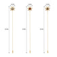 Alilang Vintage 3Pcs Long Stick Hat Pin Crystal Flower and Butterfly for Classic Hat and Lapel Brooch Pins Accessorizin