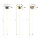 Alilang Vintage 3Pcs Long Stick Hat Pin Set with Butterfly Flower and Insect Designs for Lapel Brooch Hat Outdoor Accessory