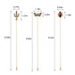 Alilang 3Pcs Vintage Long Handle Hat Pins Jewelry Different Shapes Funny Pins are Suitable for Hats Scarves Clothing