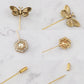 Alilang 3Pcs Vintage Long Handle Hat Pins Jewelry Different Shapes Funny Pins are Suitable for Hats Scarves Clothing