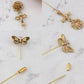 Alilang 3Pcs Vintage Long Handle Hat Pins Jewelry Different Shapes Funny Pins are Suitable for Hats Scarves Clothing