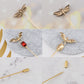 Alilang 5Pcs Vintage Butterfly Hat Pins for Women Antique Gold Long Pins with Crystal