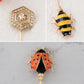 Alilang Assorted Decorative Hat Pin Brooch Set of 3 Includes Animal Floral Vintage Designs for Stylish Accessory Use