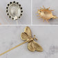 Alilang Assorted Decorative Hat Pin Brooch Set of 3 Includes Animal Floral Vintage Designs for Stylish Accessory Use
