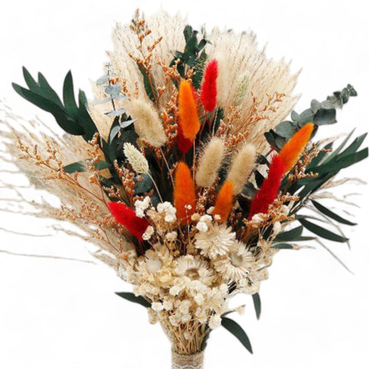 Alilang Decorative Mixed Dried Flower Bouquet for Home Decoration and Arrangements