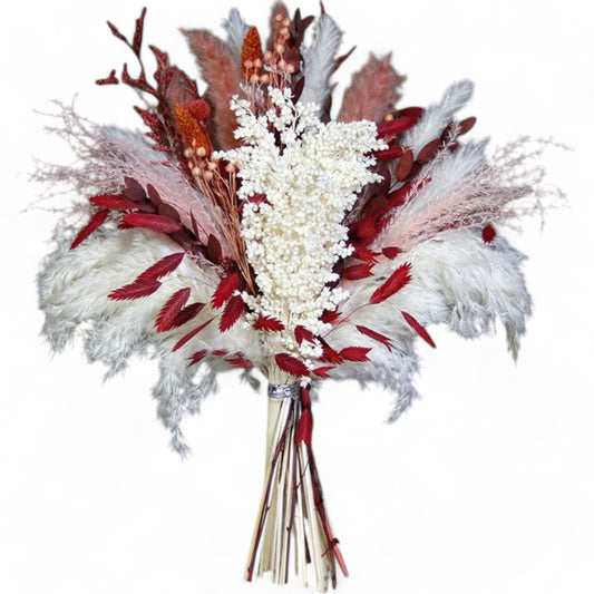 Alilang Decorative Mixed Dried Flower Bouquet for Home Decoration and Event Arrangements