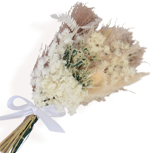 Alilang Decorative Dried Bouquet with Textured Floral Accents for Home Decoration and Gifts