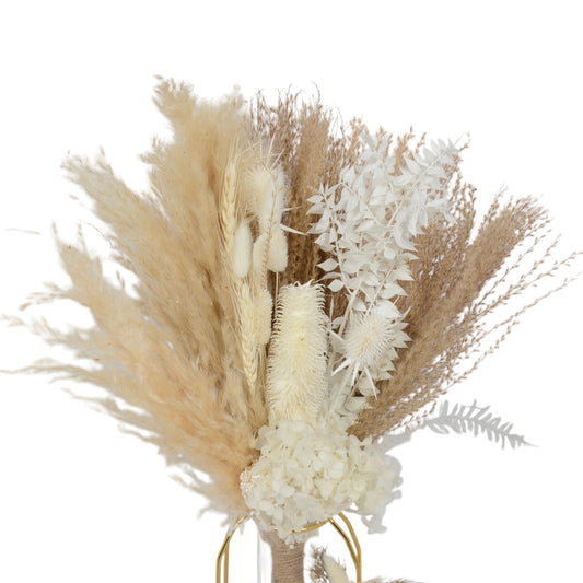 Alilang Decorative Dried Floral Bouquet with Natural Textures for Home Decoration and Centerpieces