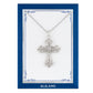 Alilang Silvery Tone Celtic Cross Pendant Necklace with Religious Gift Message Card & Envelope Christian Jewelry Gifts