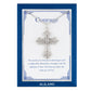 Alilang Silvery Tone Celtic Cross Pendant Necklace with Religious Gift Message Card & Envelope Christian Jewelry Gifts