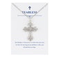 Alilang Silvery Tone Celtic Cross Pendant Necklace with Religious Gift Message Card & Envelope Christian Jewelry Gifts