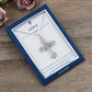 Alilang Silvery Tone Celtic Cross Pendant Necklace with Religious Gift Message Card & Envelope Christian Jewelry Gifts