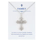 Alilang Silvery Tone Celtic Cross Pendant Necklace with Religious Gift Message Card & Envelope Christian Jewelry Gifts