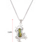 Multicoloured Frog Center God Gaze Essence Lifeforce Pendant Only