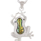 Multicoloured Frog Center God Gaze Essence Lifeforce Pendant Only