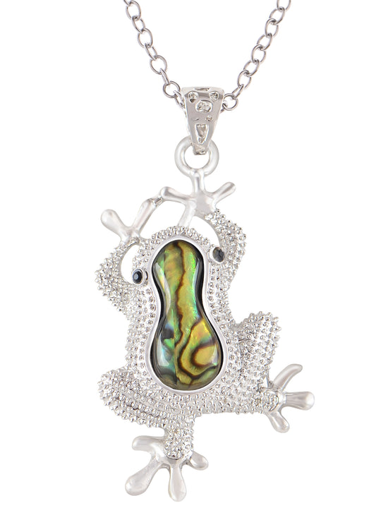 Multicoloured Frog Center God Gaze Essence Lifeforce Pendant Only