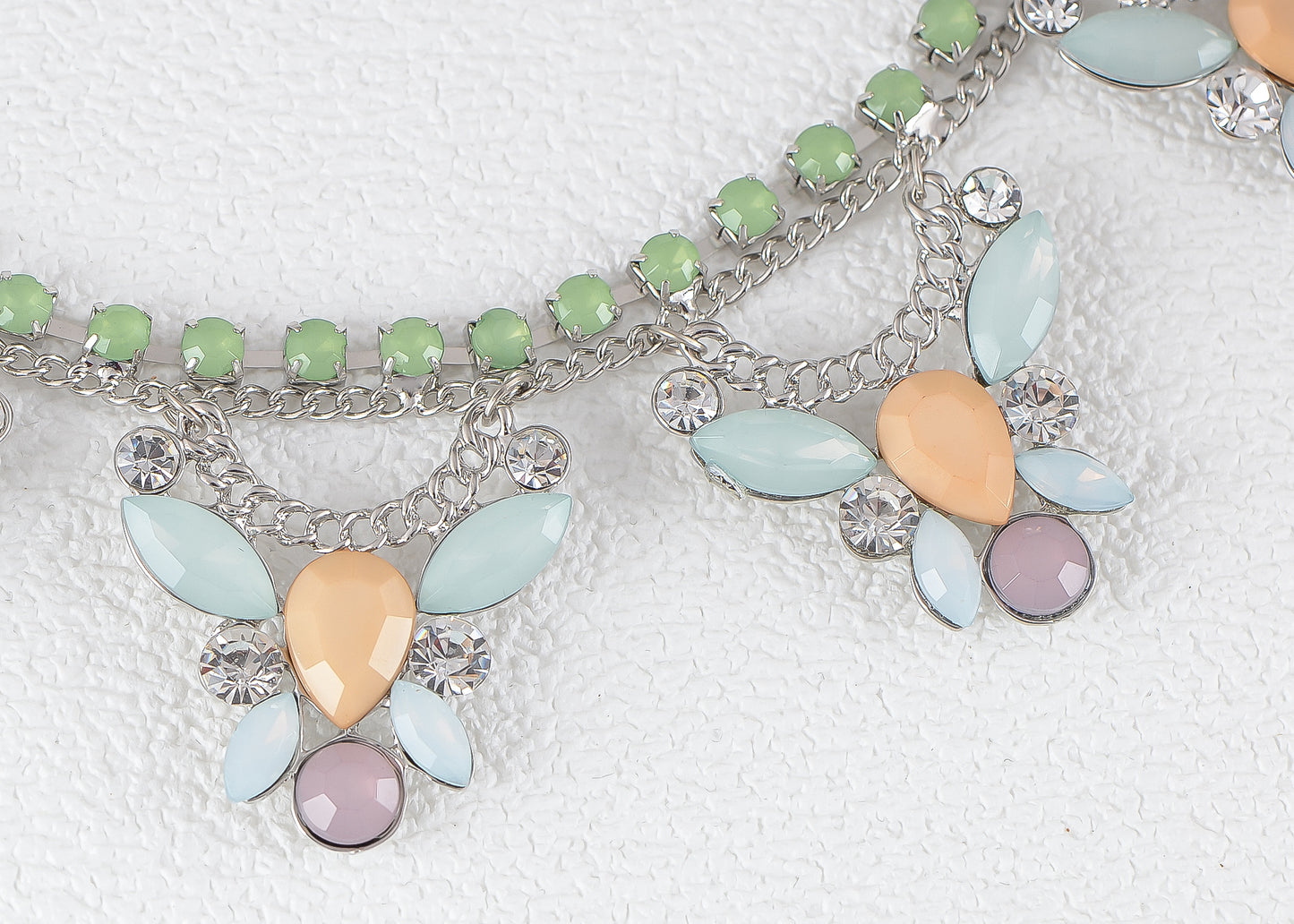 Spring Pastel Accented Necklace