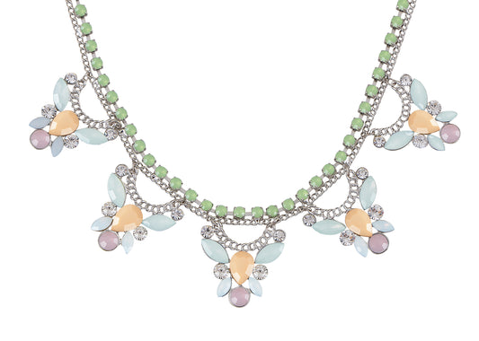 Spring Pastel Accented Necklace