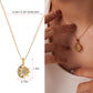 Alilang Gold Toned Stainless Steel Star Moon Sun and Heart Pendant Necklace