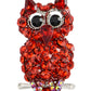 Red Big Eye Ruby Red Devil Owl Perch Bird Ring