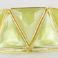 Mint Green Egyptian Pyramid Style Statement Bracelet With D Accents