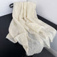 Anna-Kaci Women's Lightweight Crinkled Wrap Scarf with Delicate Lace Trim Edges