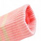 Alilang Women's 3-Pack Non-Slip Athletic Crew Socks with Striped Detail and Cushioned Support - One Size Fits Most