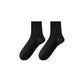 Anna-Kaci Women's Solid Crew Socks 2-Pack Soft Stretch Knit Comfortable Lightweight Everyday Fit