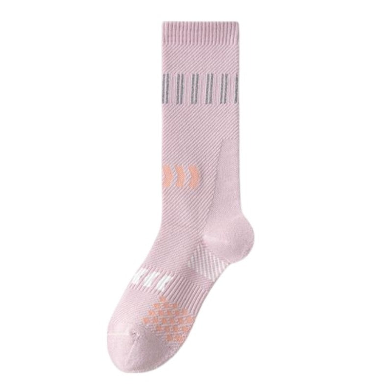 Anna-Kaci Women's Reflective Cycling Socks with Night Visibility Design Padded Zones and Breathable Compression Fit