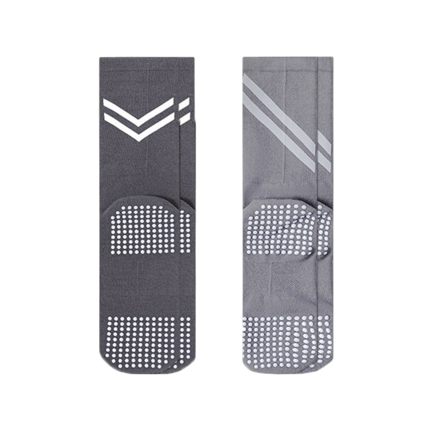 Anna-Kaci Women¡¯s Performance Crew Socks with Non-Slip Grip Soles and Reflective Stripe Accents for Athletic Training