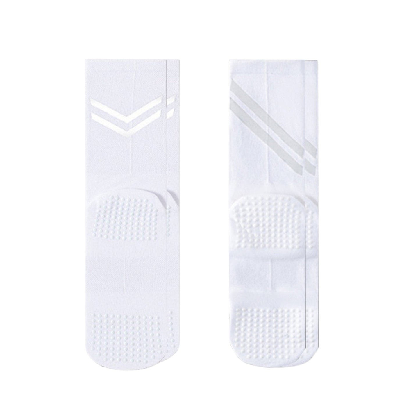 Anna-Kaci Women¡¯s Performance Crew Socks with Non-Slip Grip Soles and Reflective Stripe Accents for Athletic Training