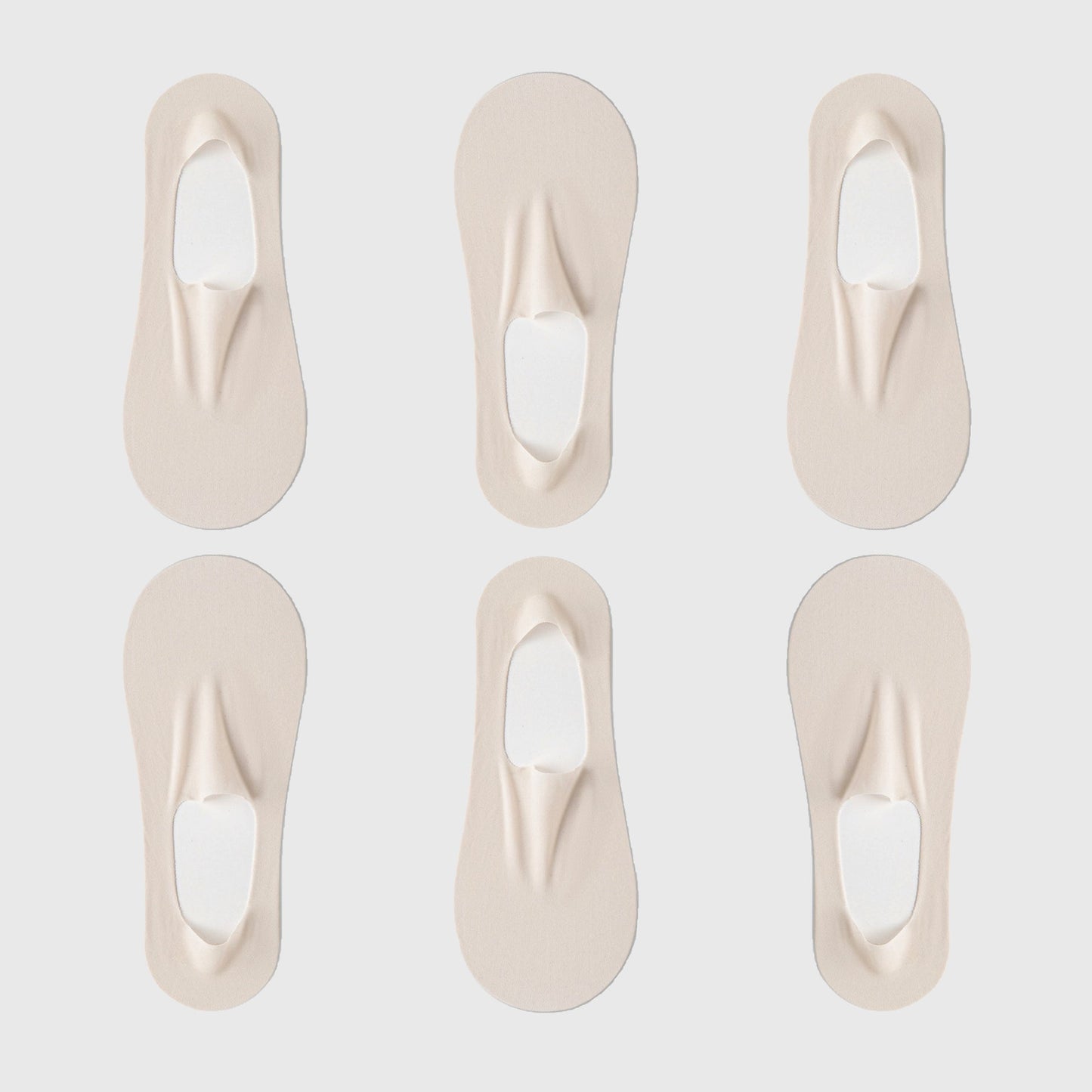 Anna-Kaci Women's Invisible Non-Slip No-Show Socks 6pk